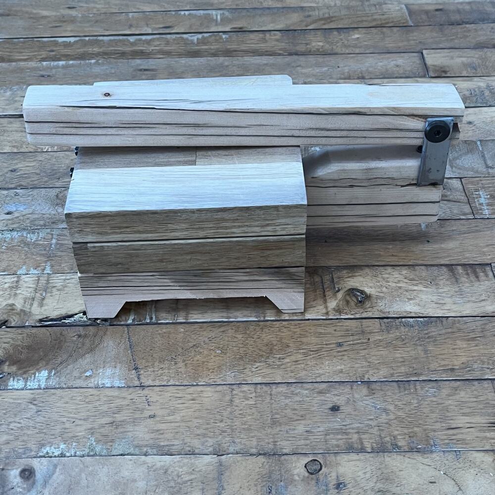 Handmade Primitive Inspired Wooden Small Tortilla Press 5.5 in